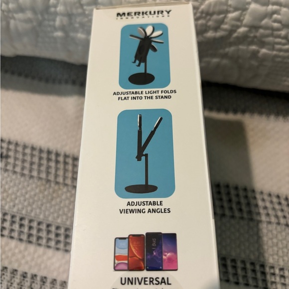 Mercury Innovations Video Call Light Stand Desktop Photo Stand W/Light NWT - Picture 7 of 9